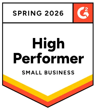G2 High Performer — Small Business
